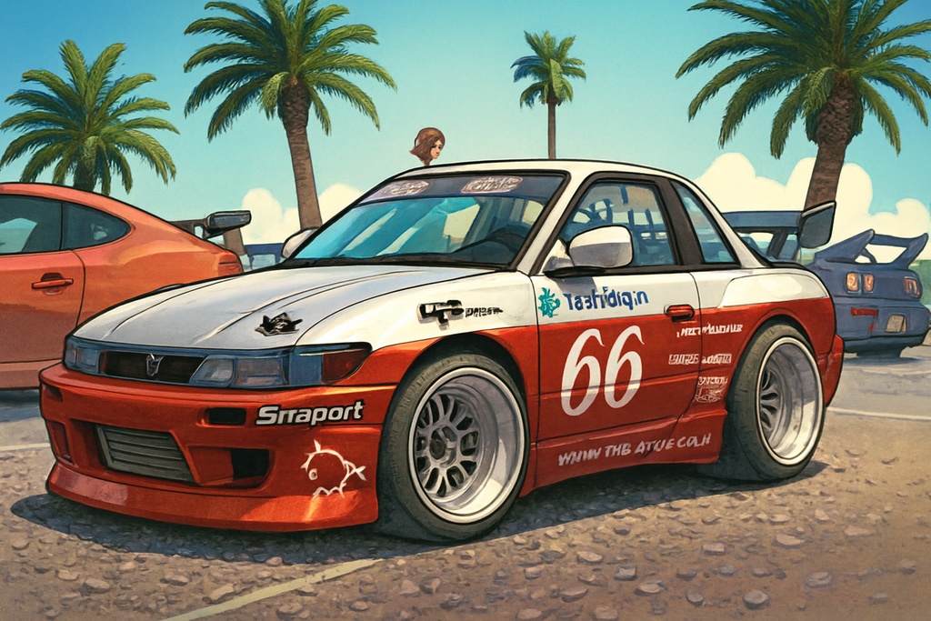 再構築オリジナルドリフトカーがある風景