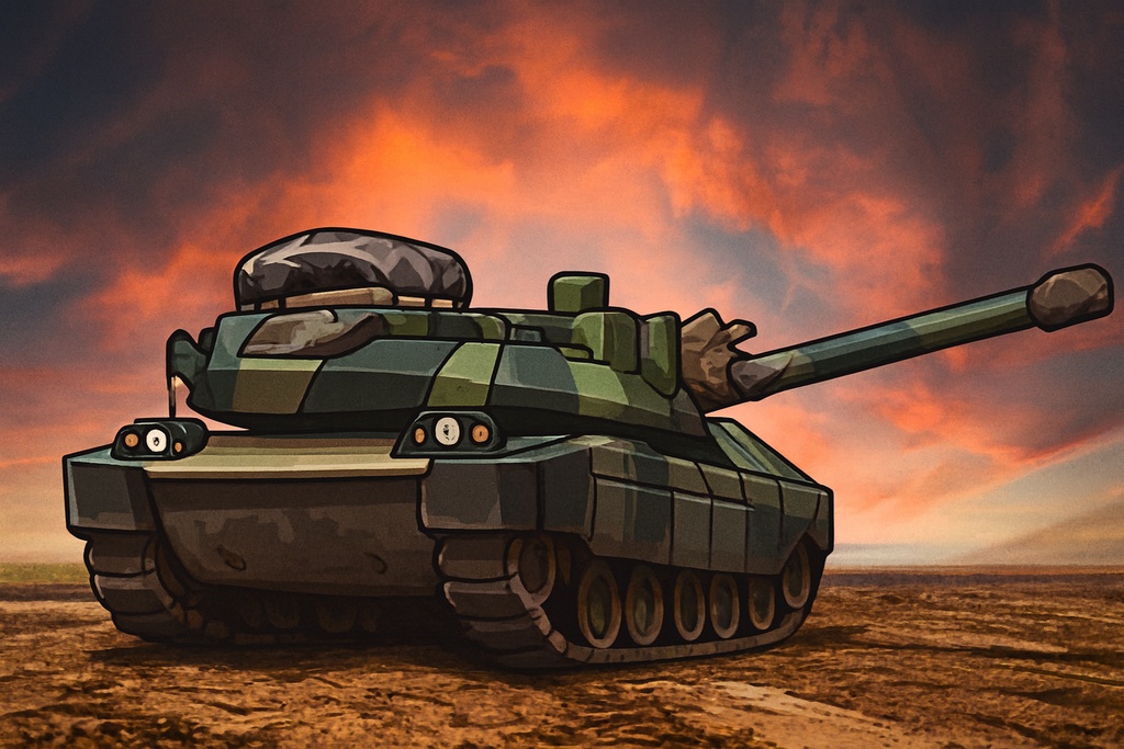 アーミー風No.3再構築オリジ戦車イラスト