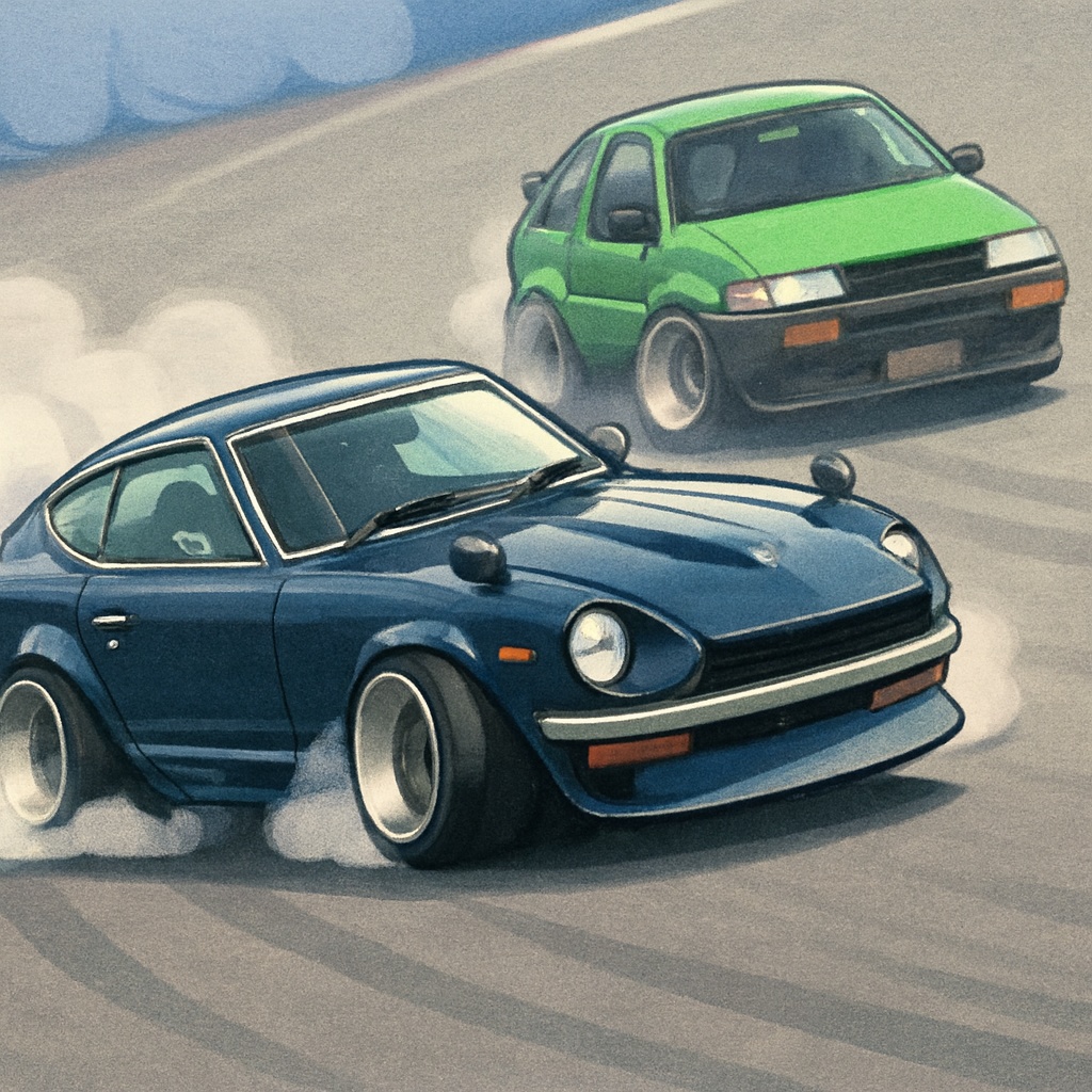 旧車風No.7再構築オリジナルバトルドリフト