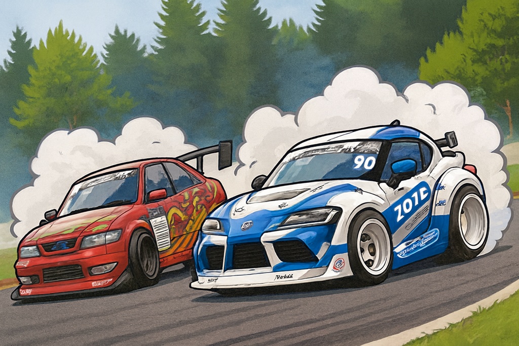 再構築オリジナルツインドリフトイラスト