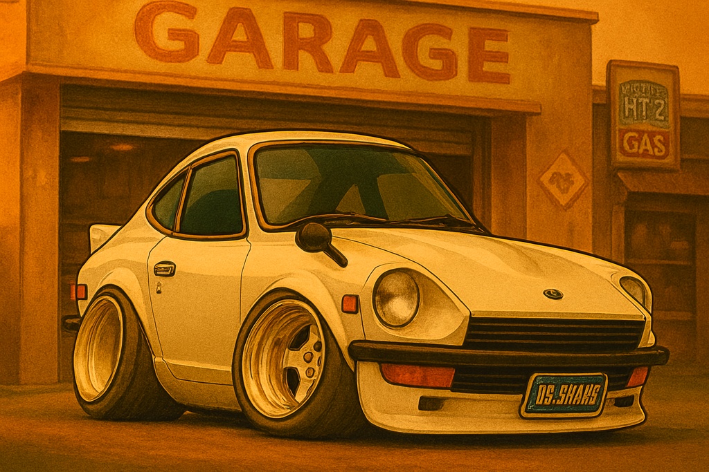 旧車風No.10再構築オリジナルイラスト