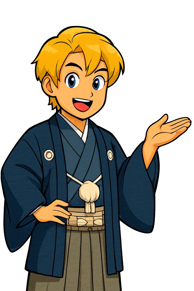 再構築オリジナル YouTube向き羽織袴キャラ