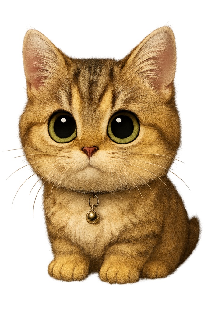 癒やし動物No.4再構築オリジナル猫