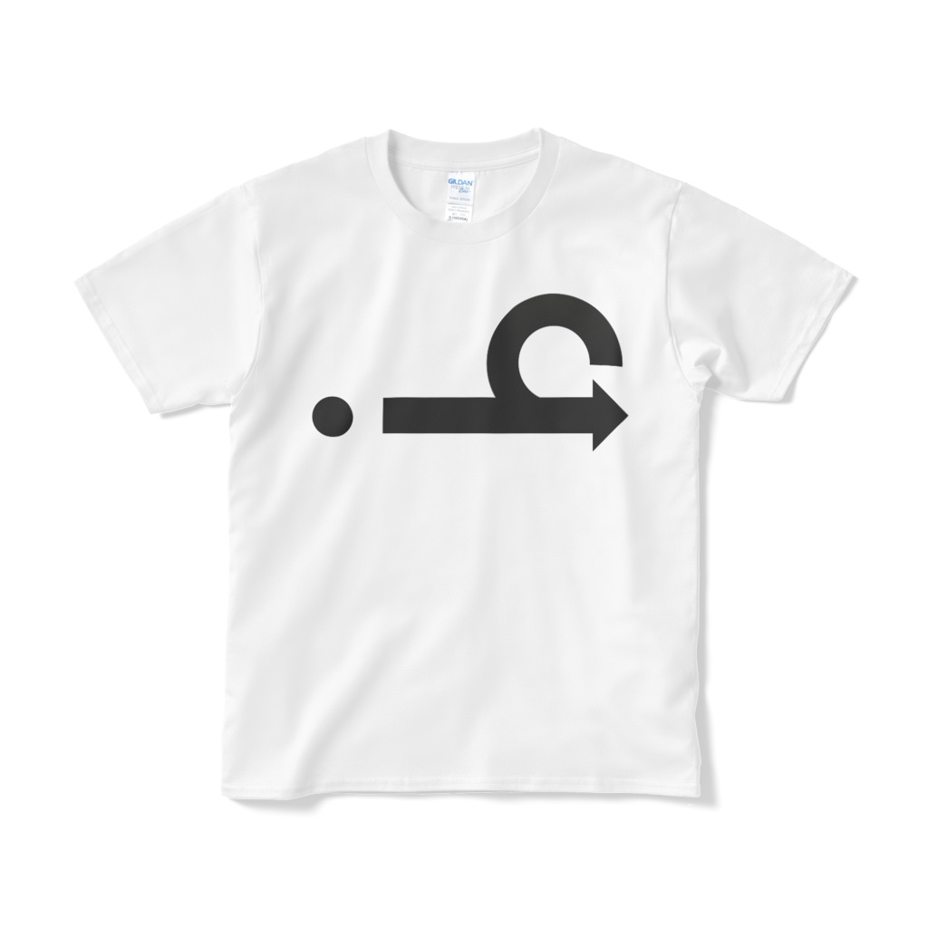 『ich→』ロゴTシャツ(ホワイト)