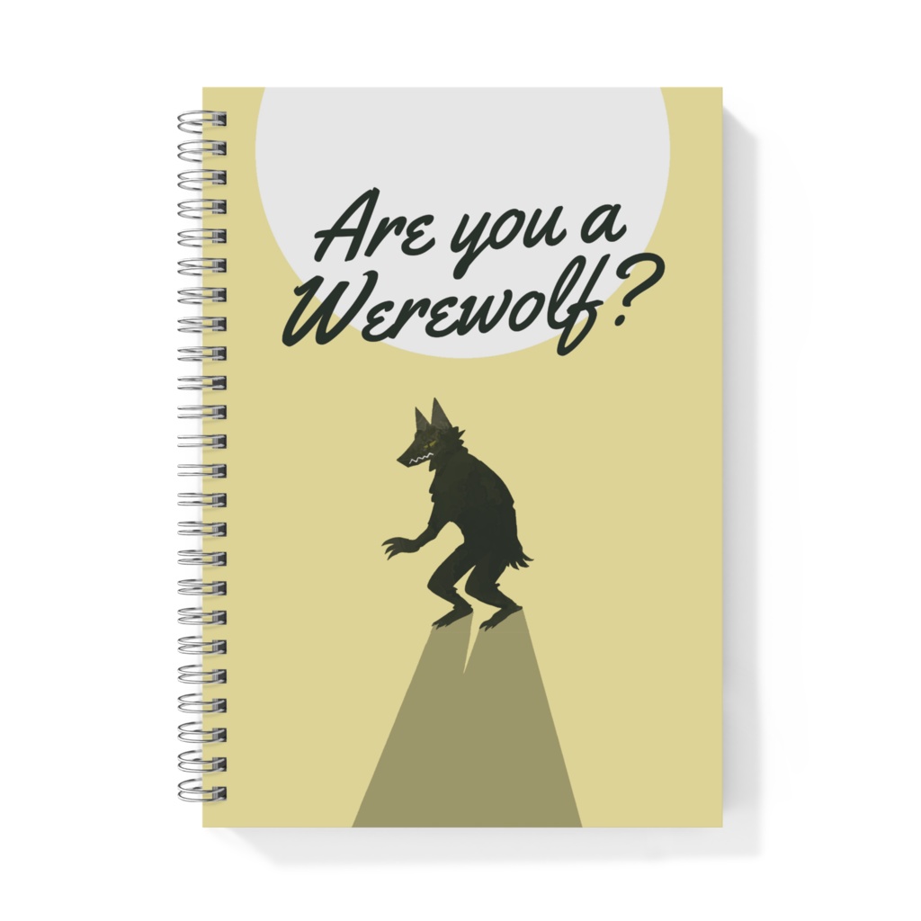 人狼ノート - Are you a Worewolf?（黄色／イエロー）
