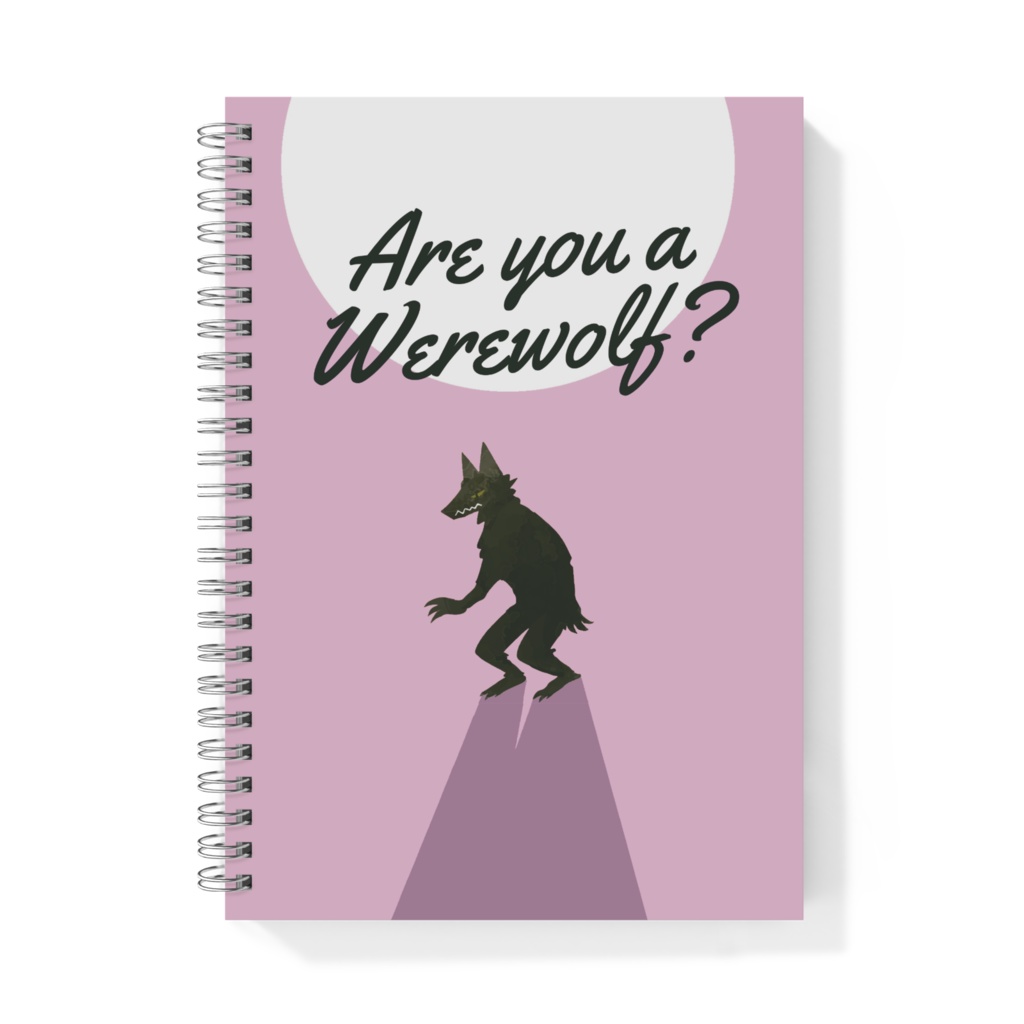 人狼ノート - Are you a Worewolf?（桃色／ピンク）