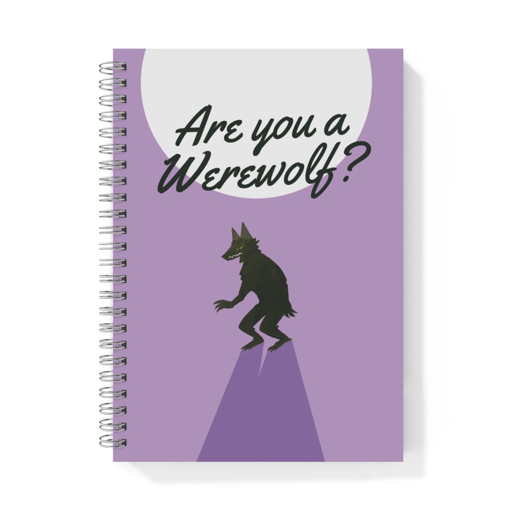 人狼ノート - Are you a Worewolf?（紫色／パープル）