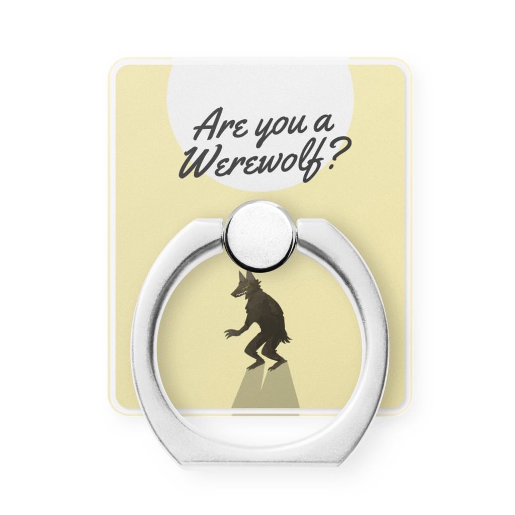 人狼スマホリング - Are you a Worewolf?（黄色／イエロー）