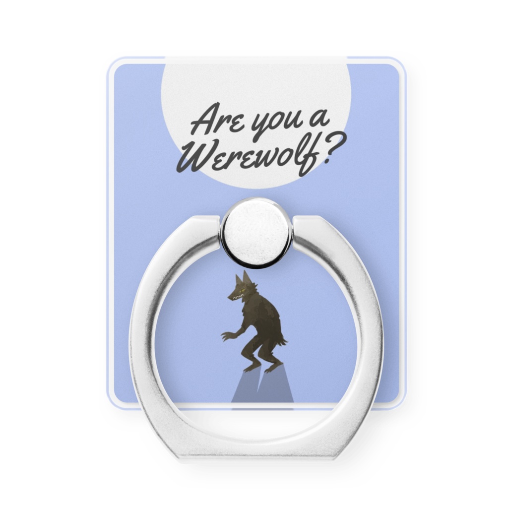 人狼スマホリング - Are you a Worewolf?（青色／ブルー）