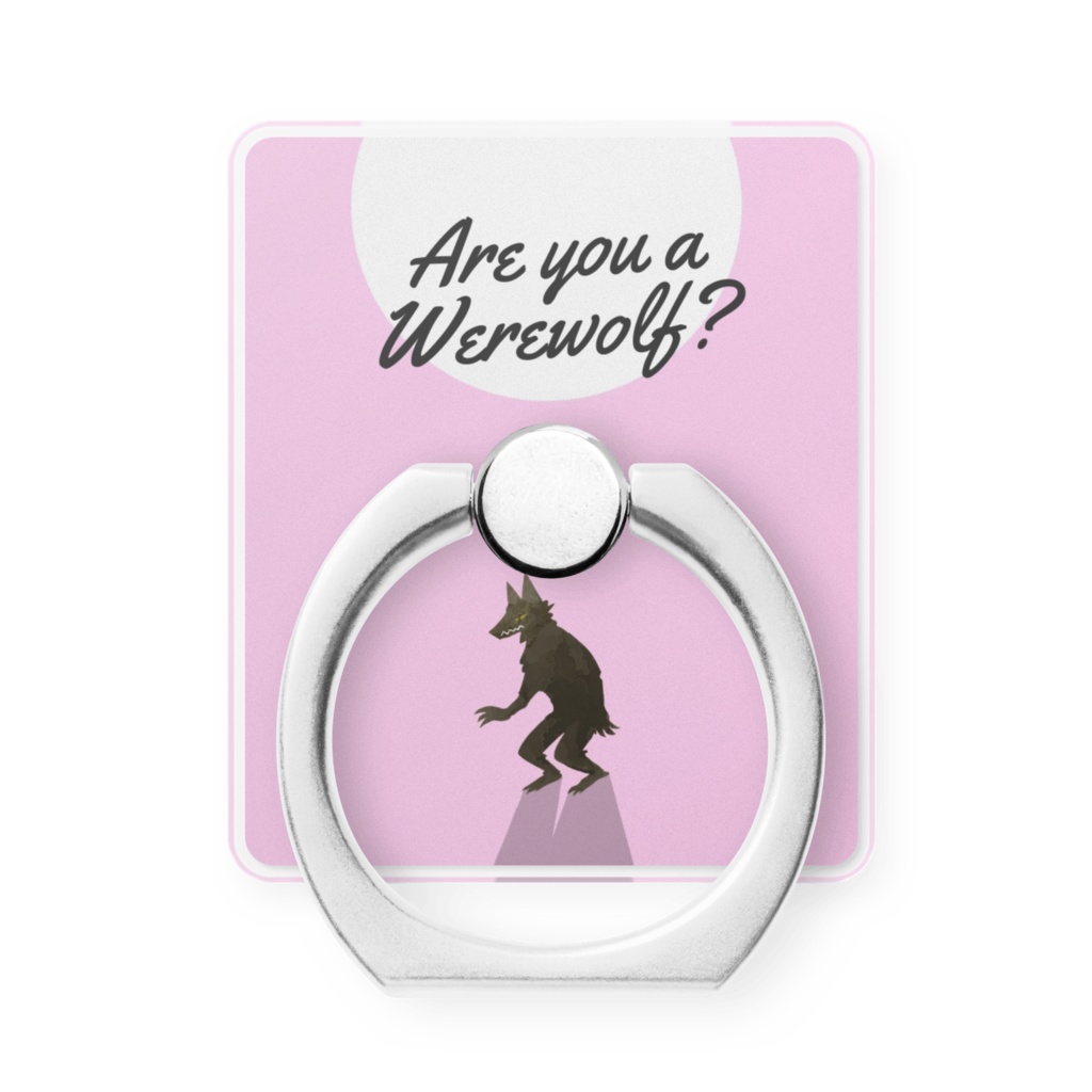 人狼スマホリング - Are you a Worewolf?（桃色／ピンク）