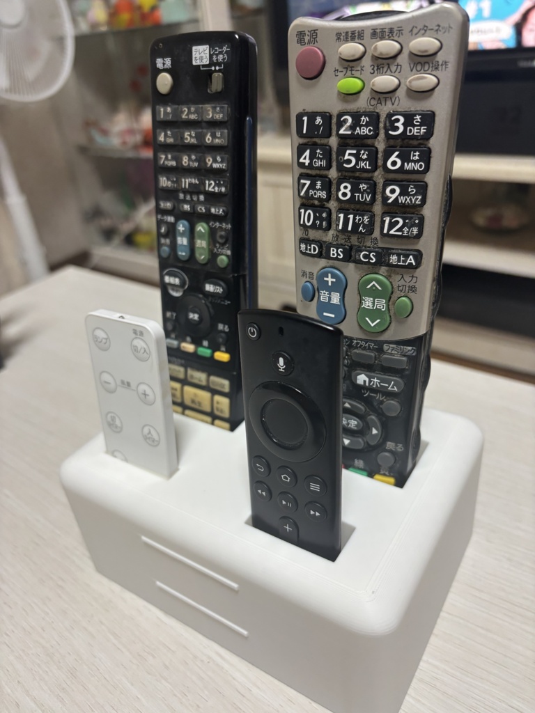 四種対応リモコンスタンド(FireTV / 電気 / TV / Blu‑ray)