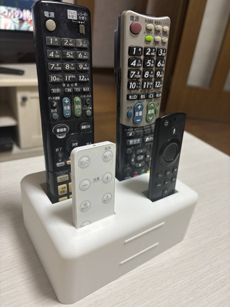 四種対応リモコンスタンド（FireTV / 電気 / TV / Blu‑ray）
