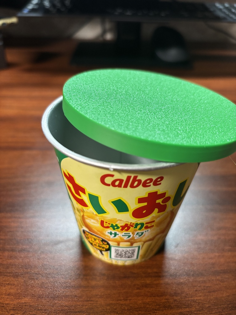 じゃがりこ専用フタ|子ども用・衛生的保存キャップ