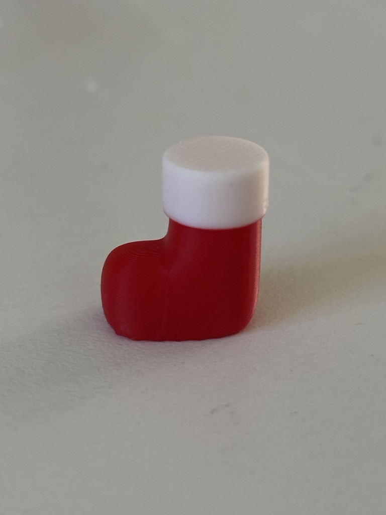 サンタブーツのミニオブジェ