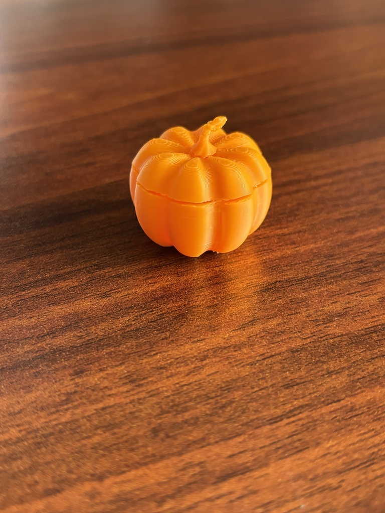 かぼちゃの小物入れ(ハロウィン・STL)
