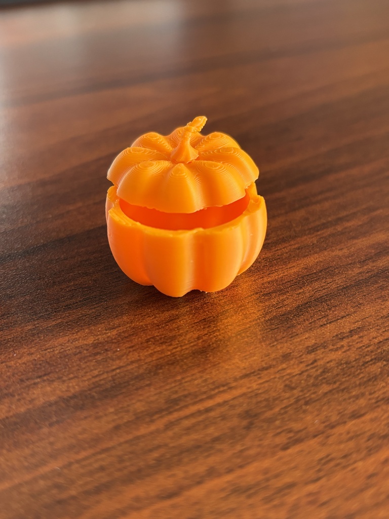 かぼちゃの小物入れ(ハロウィン・STL)