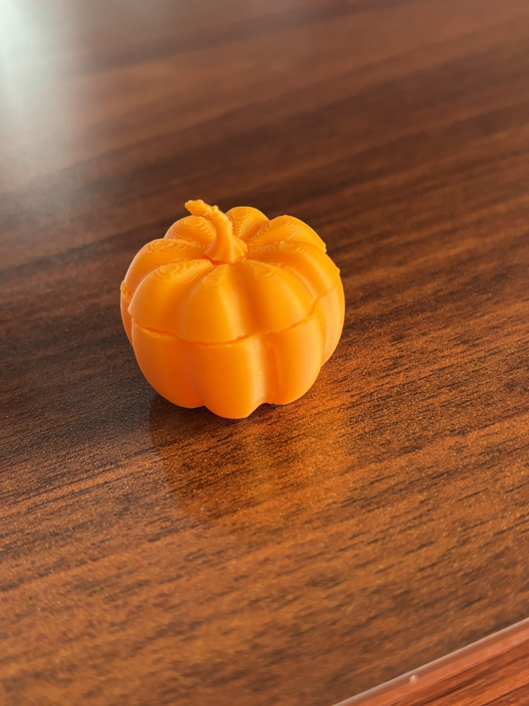 かぼちゃの小物入れ(ハロウィン・STL)