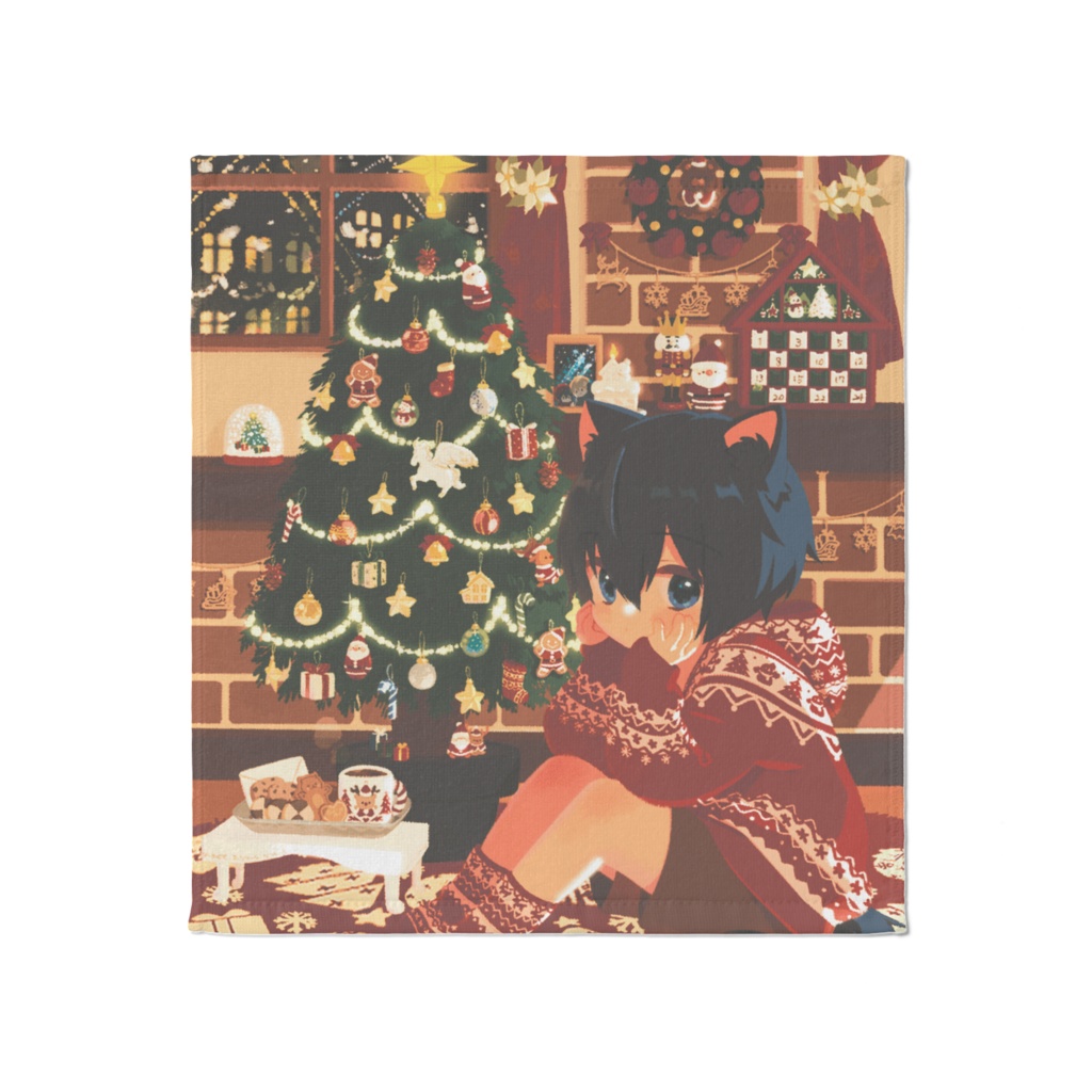 あおいくんタオル(クリスマス)