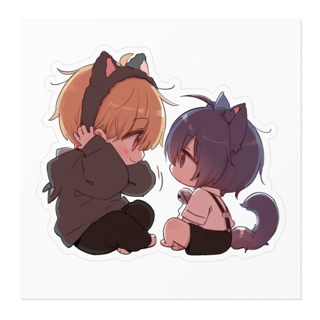 モブあおステッカー