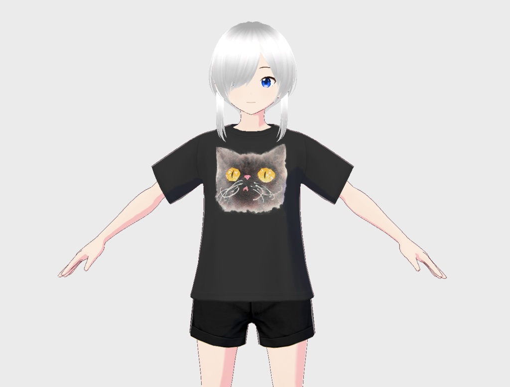 【ダサT】エキゾチックショートヘア(VRoid用衣装テクスチャ)
