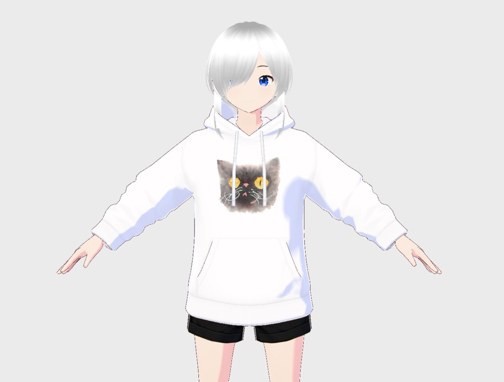 【ダサT】エキゾチックショートヘア(VRoid用衣装テクスチャ)