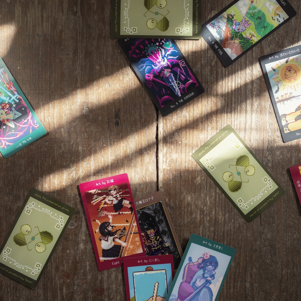 tarot of pixelart(&PiX 第1弾企画グッズ:ドット絵タロット78種フルデッキ)