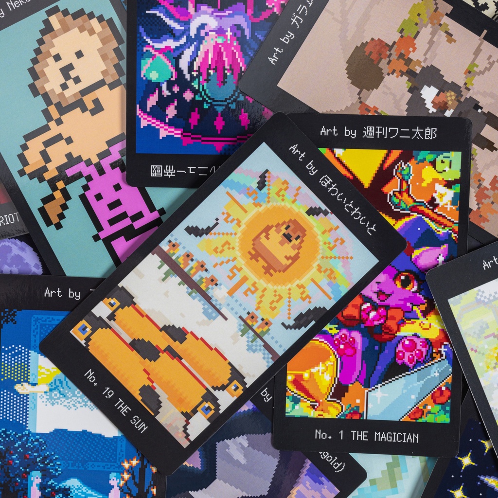 tarot of pixelart(&PiX 第1弾企画グッズ:ドット絵タロット78種フルデッキ)