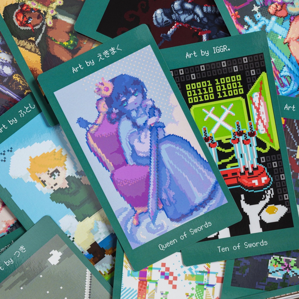 tarot of pixelart(&PiX 第1弾企画グッズ:ドット絵タロット78種フルデッキ)