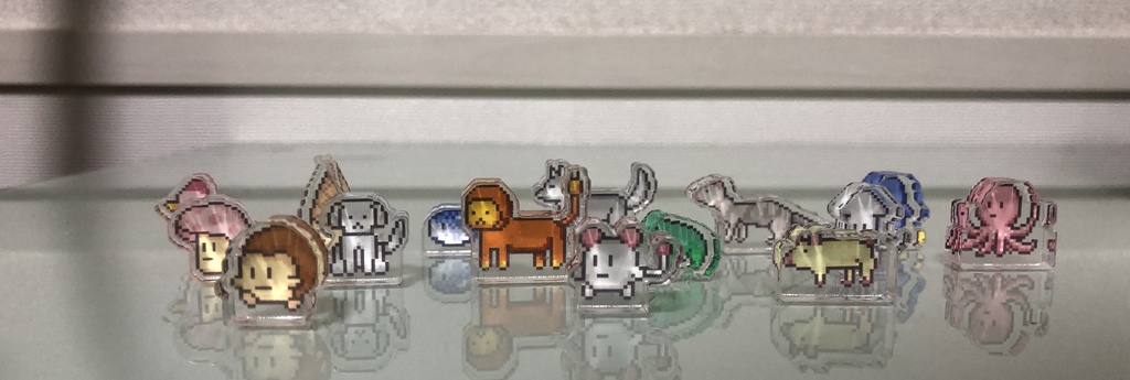 ぴこぴこサバンナ：アクリルフィギュア