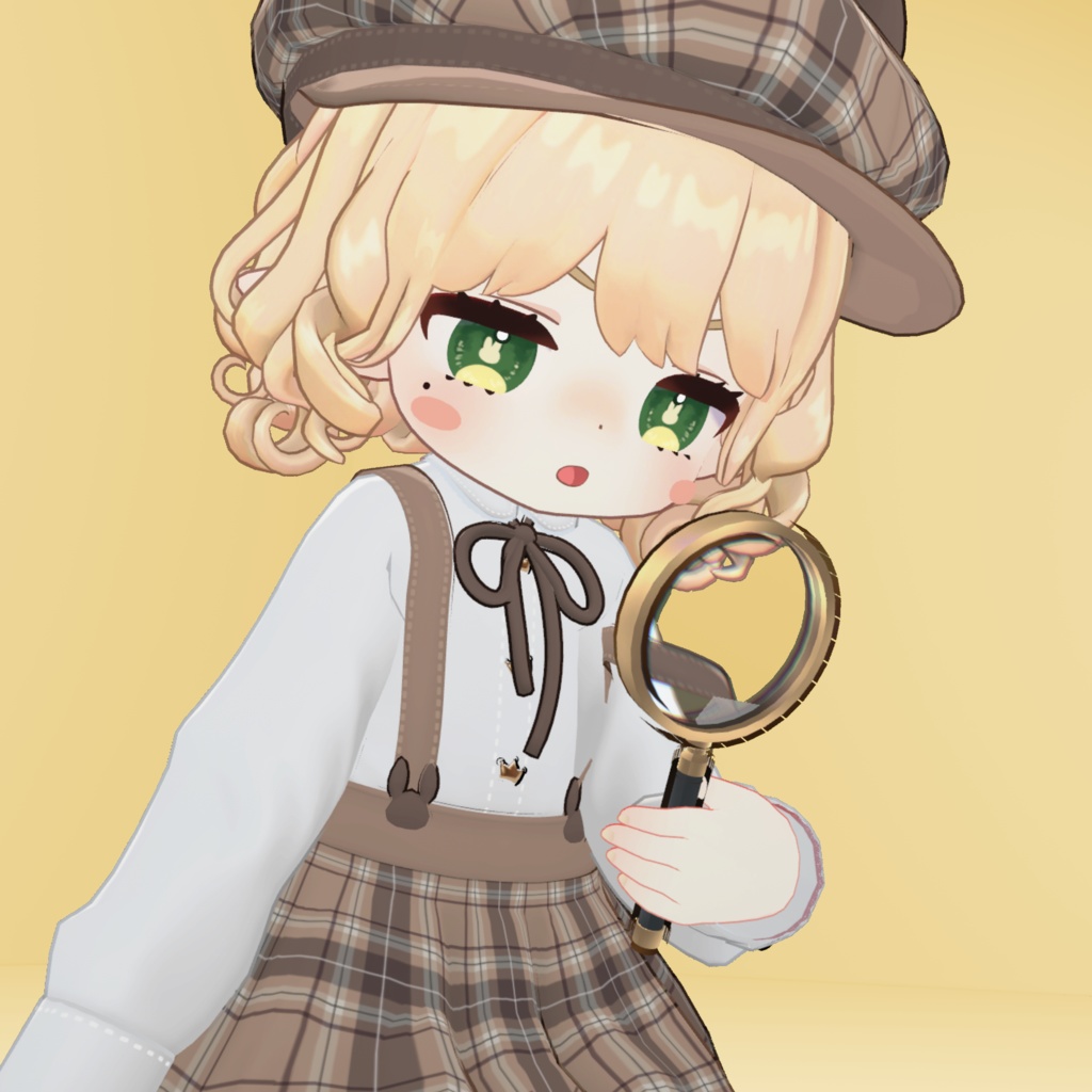 【3Dモデル】 きらきら虫眼鏡【VRC想定】