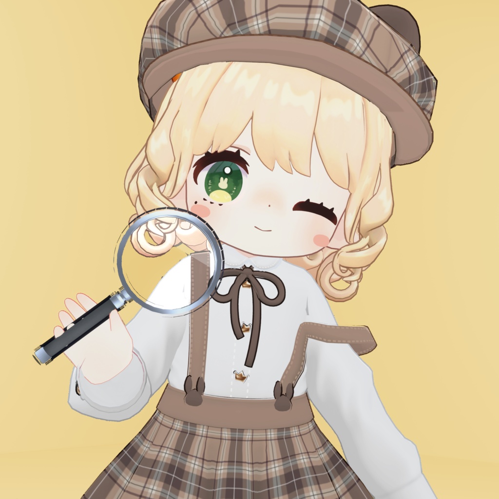 【3Dモデル】 きらきら虫眼鏡【VRC想定】