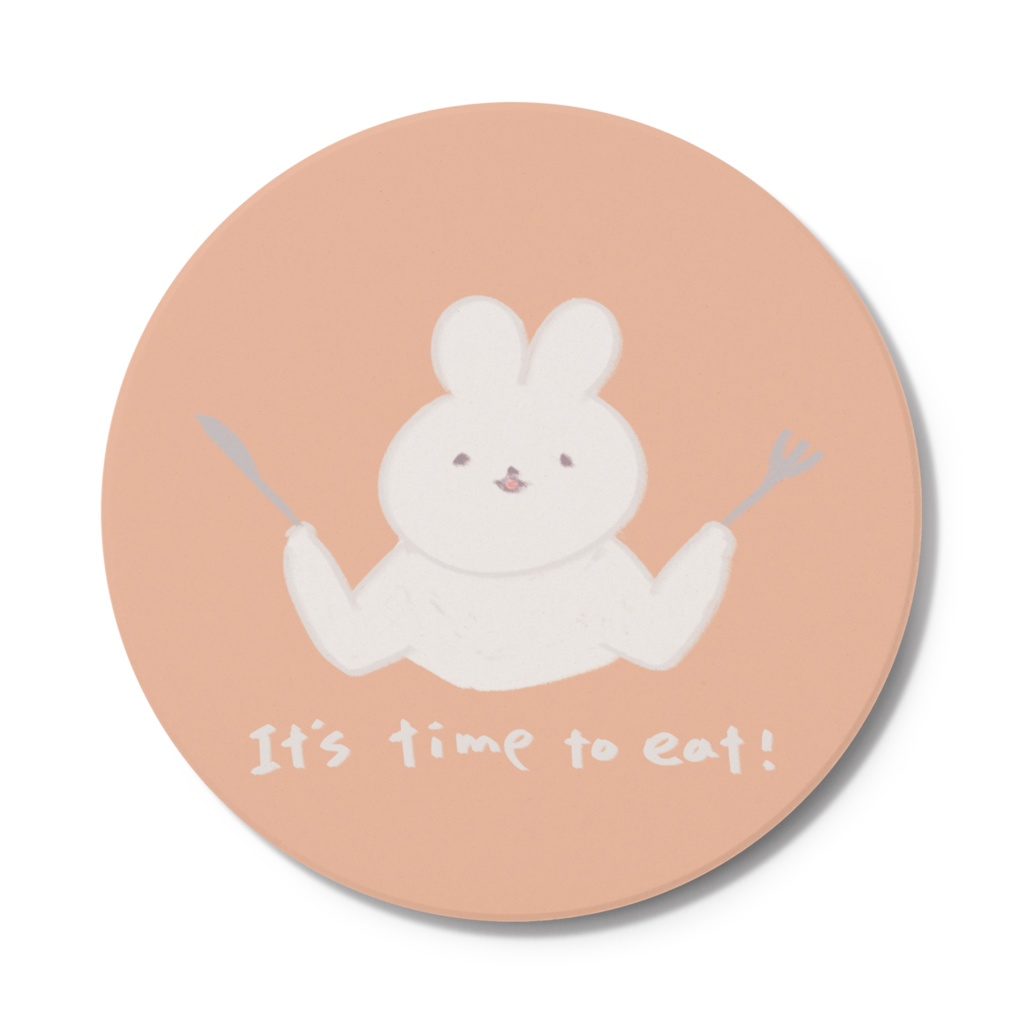 it's time to eat! コースター