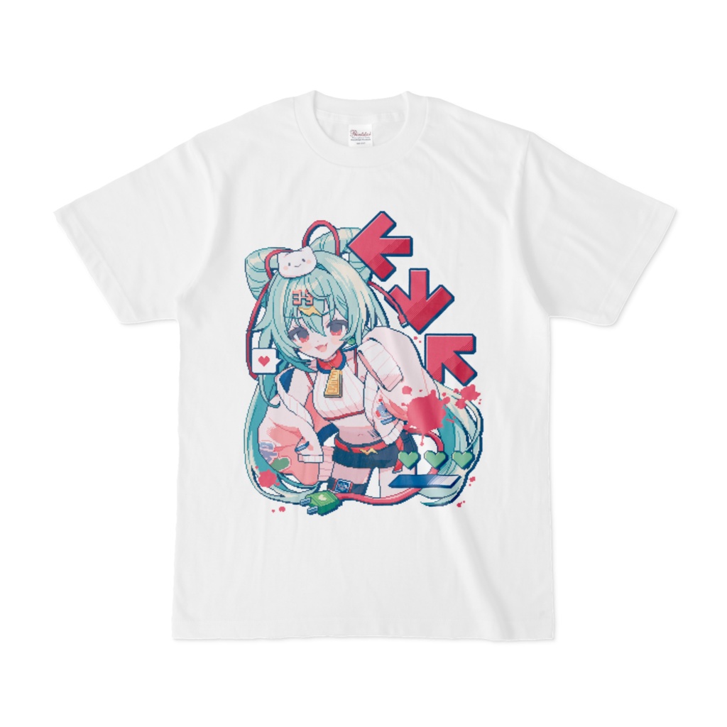 ←↓↖Tシャツ（しろ）