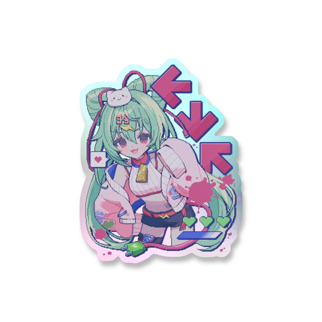 ←↓↖スマホステッカー