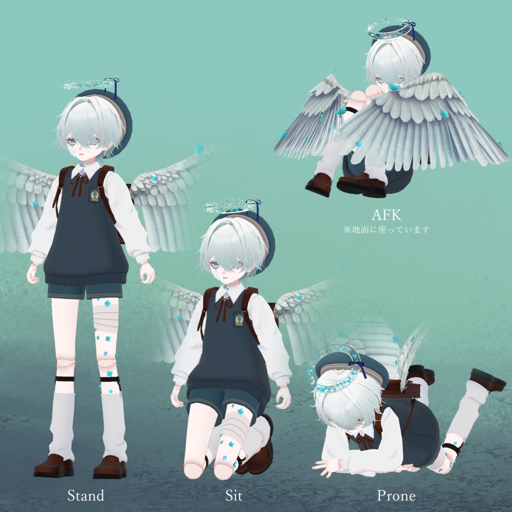 オリジナル3Dモデル『アシェル-Ashel-』 #Ashel3D