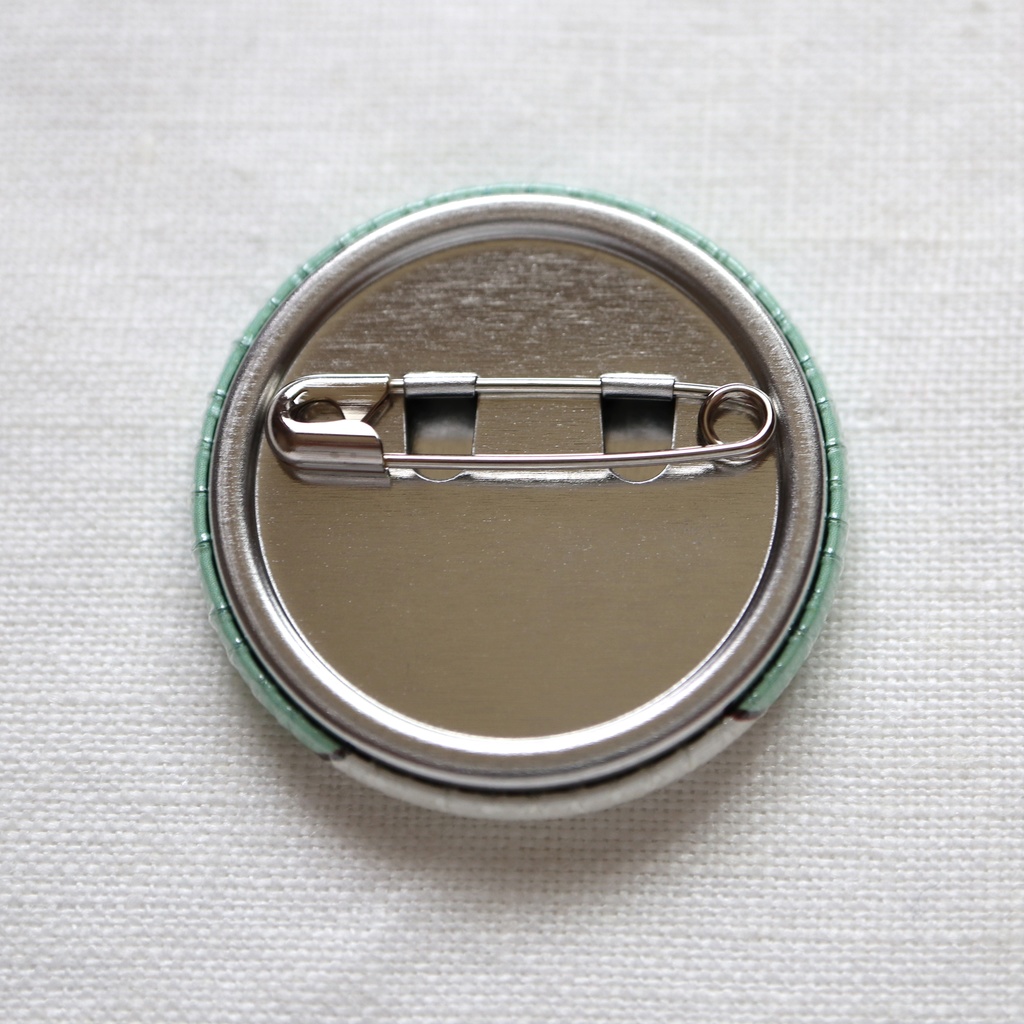 ヘルプ缶バッジ(筆談でお願いします・グリーン)