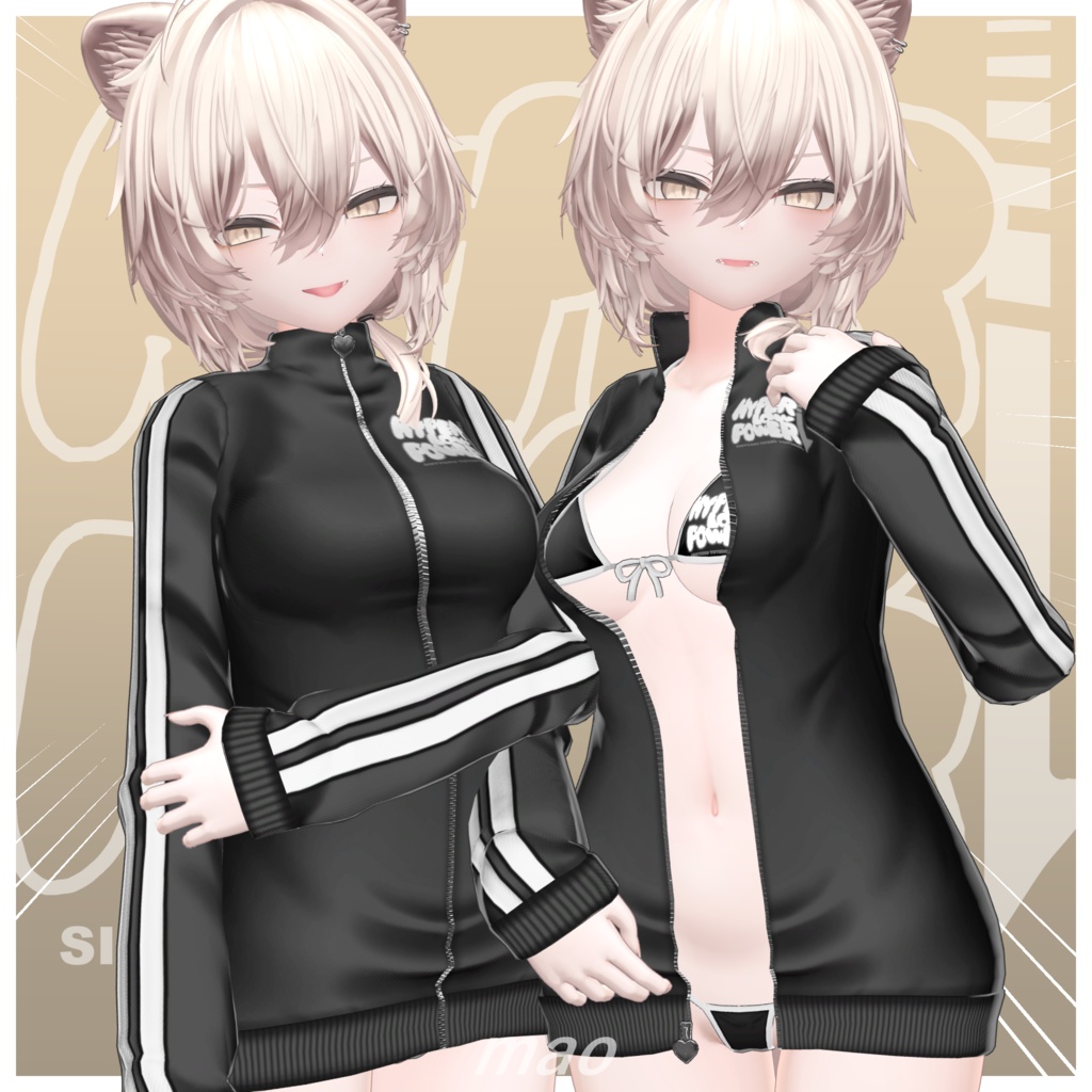 【追加対応SALE中!!】HIPER Low POWER⤵️【11アバター対応】【VRChat向け3D衣装】