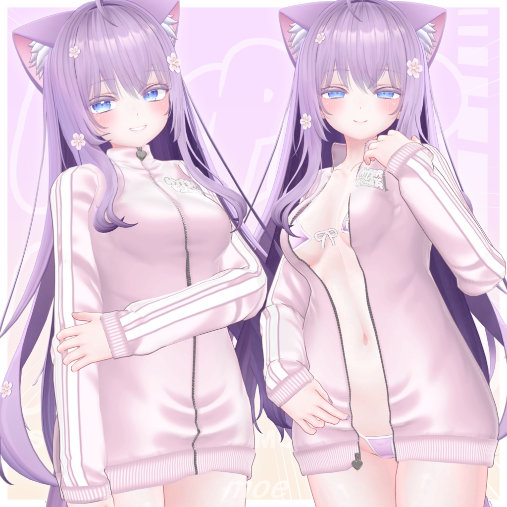 【発売記念セール中】HIPER Low POWER⤵️【8アバター対応】【VRChat向け3D衣装】