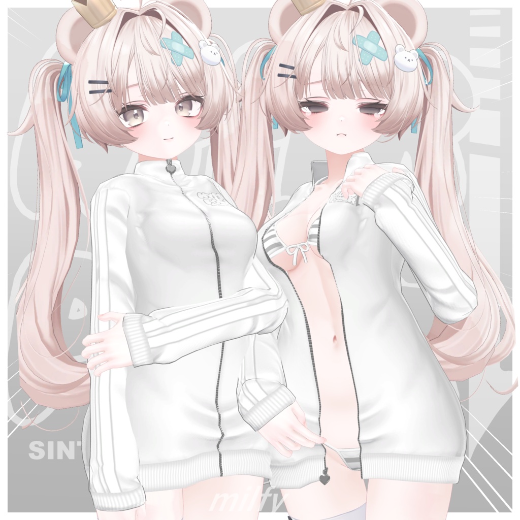 【発売記念セール中】HIPER Low POWER⤵️【8アバター対応】【VRChat向け3D衣装】