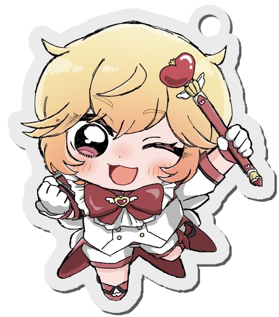 アクリルキーホルダー(ゆもと)
