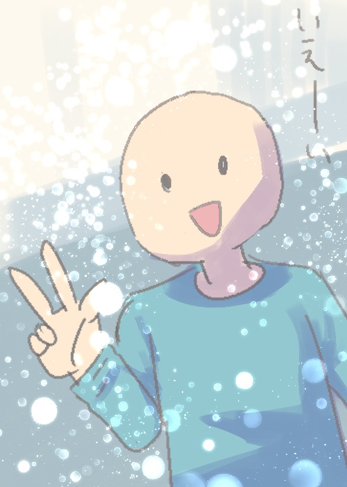 覆い焼き(発光)でダイヤモンドダストブラシ