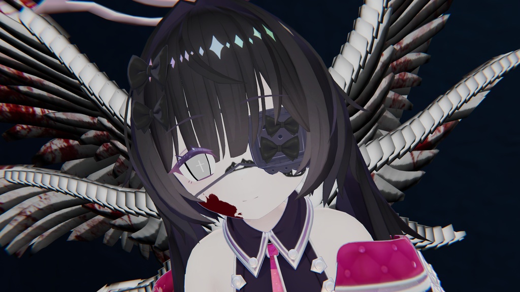 あのめあの顔に血をつけるテクスチャ