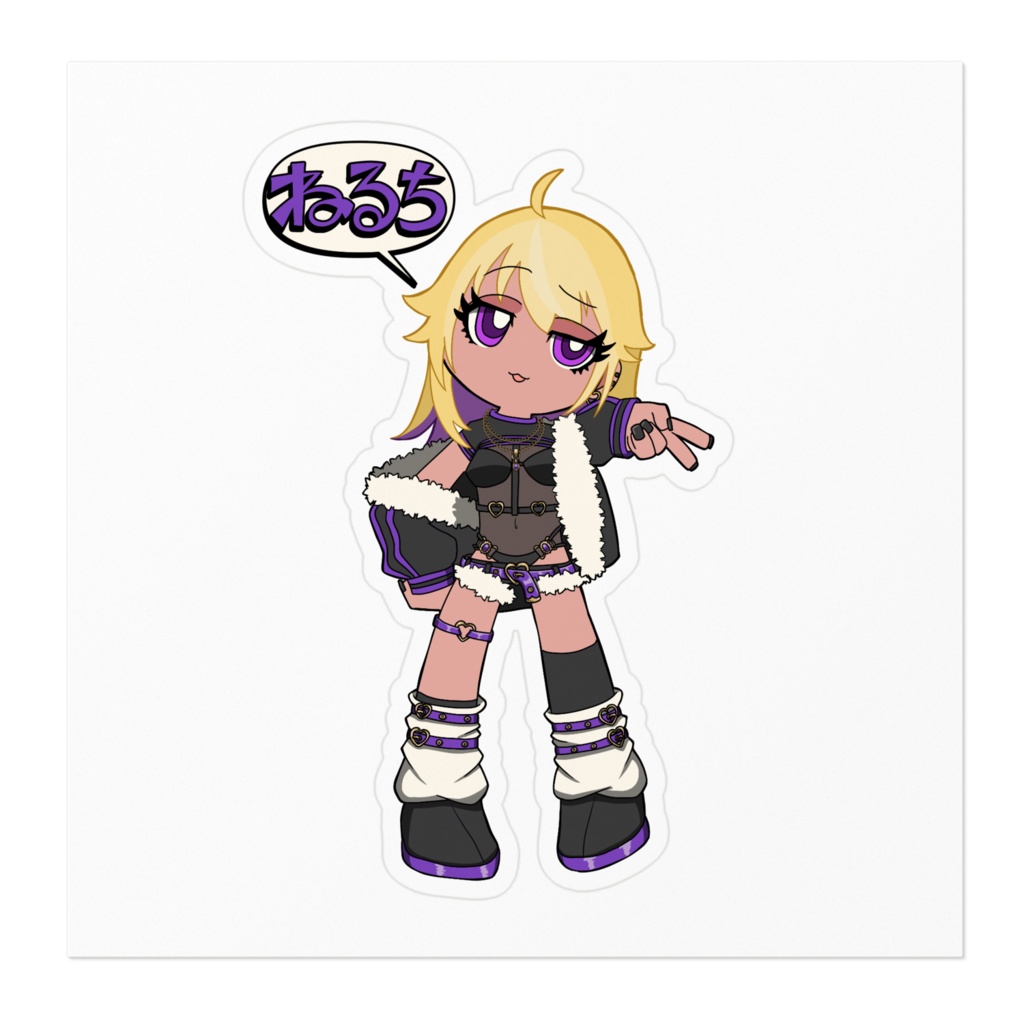 2周年記念ステッカー