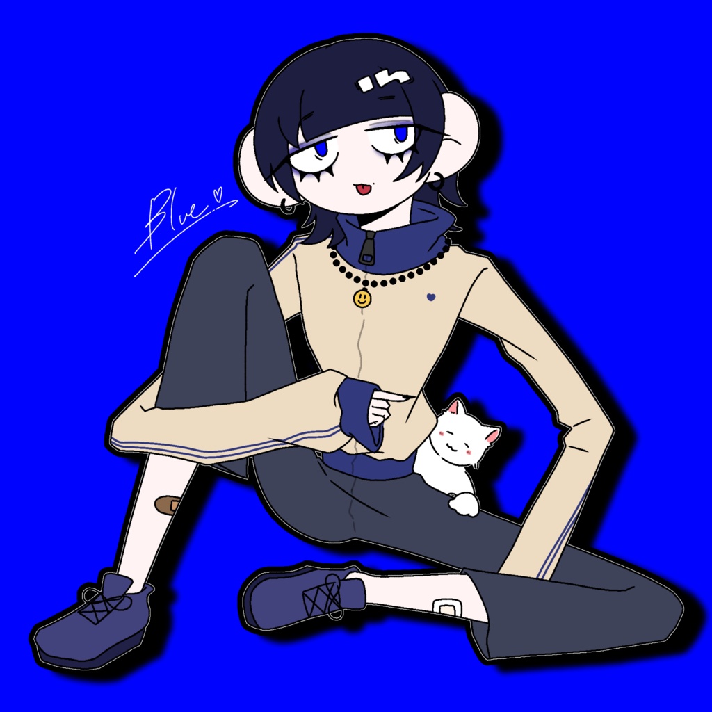 中性ジャージっ子 缶バッチ