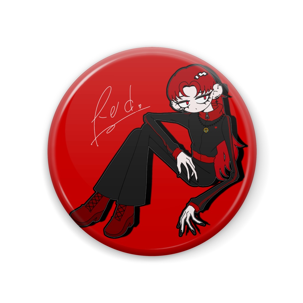 中性ジャージっ子 缶バッチ