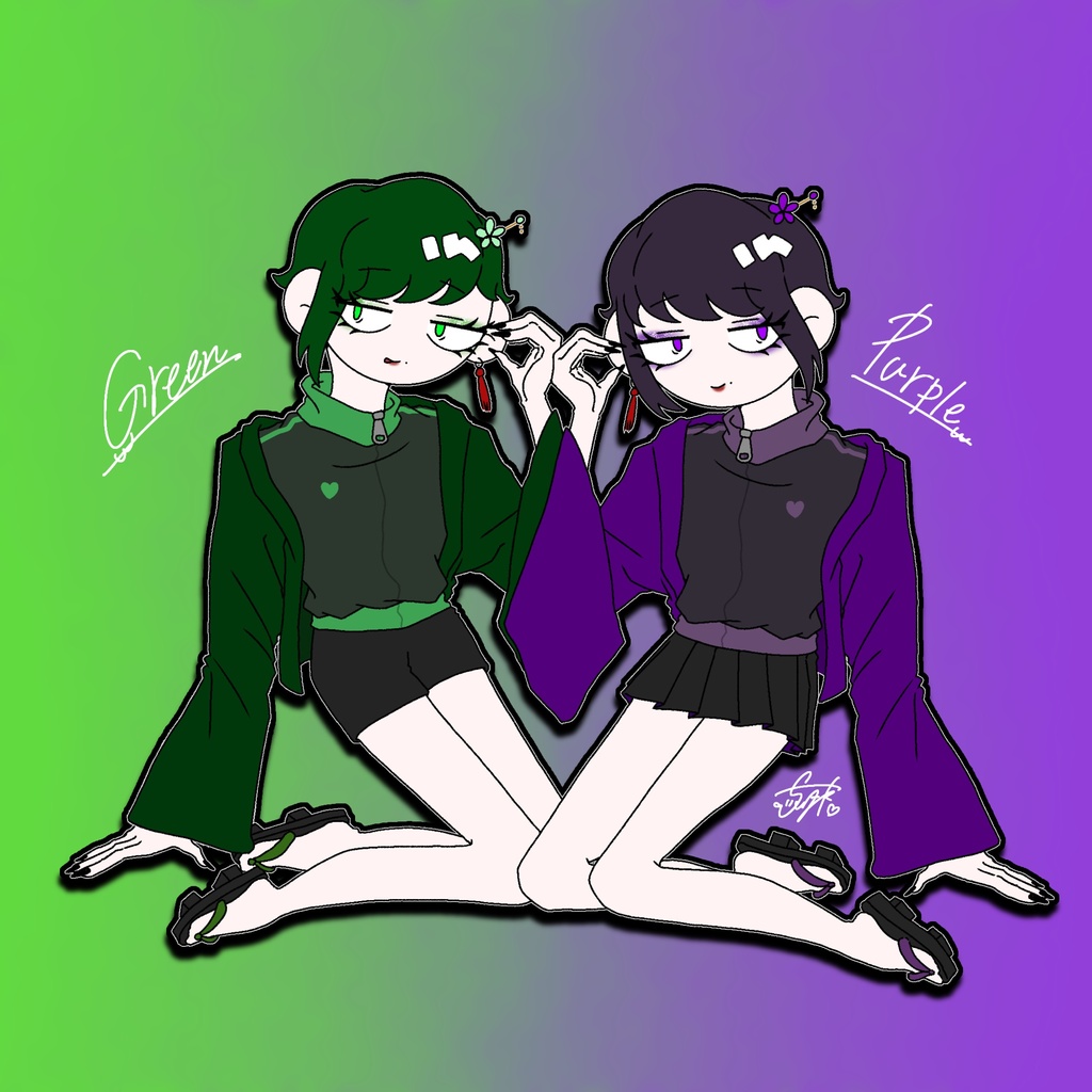 中性ジャージっ子 缶バッチ