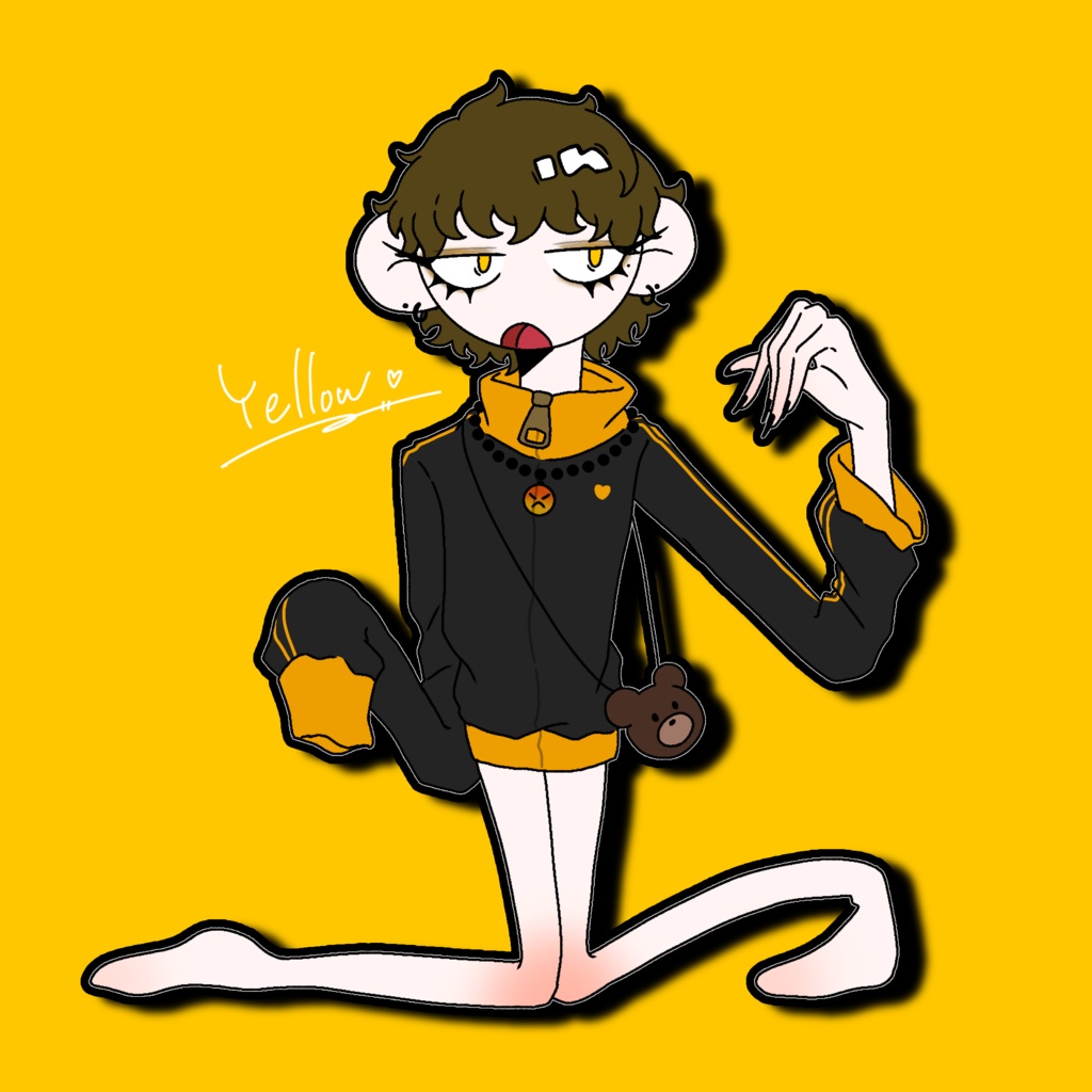 中性ジャージっ子 缶バッチ