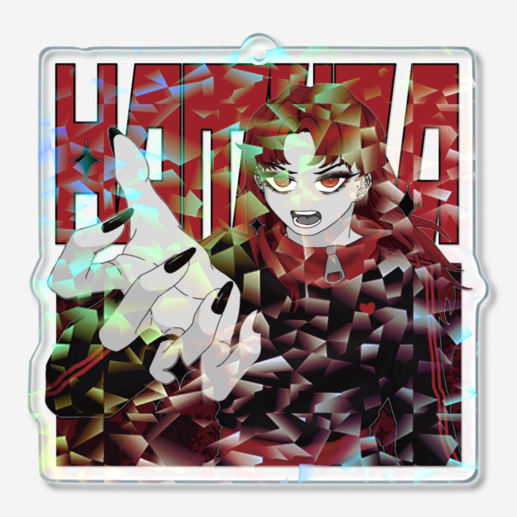 焔ホログラムアクリルキーホルダー