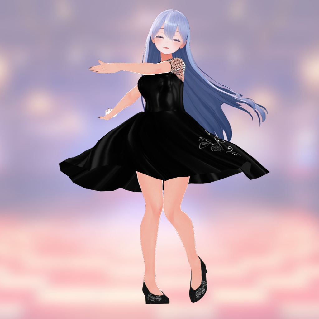 【桔梗対応衣装】黒ドレス