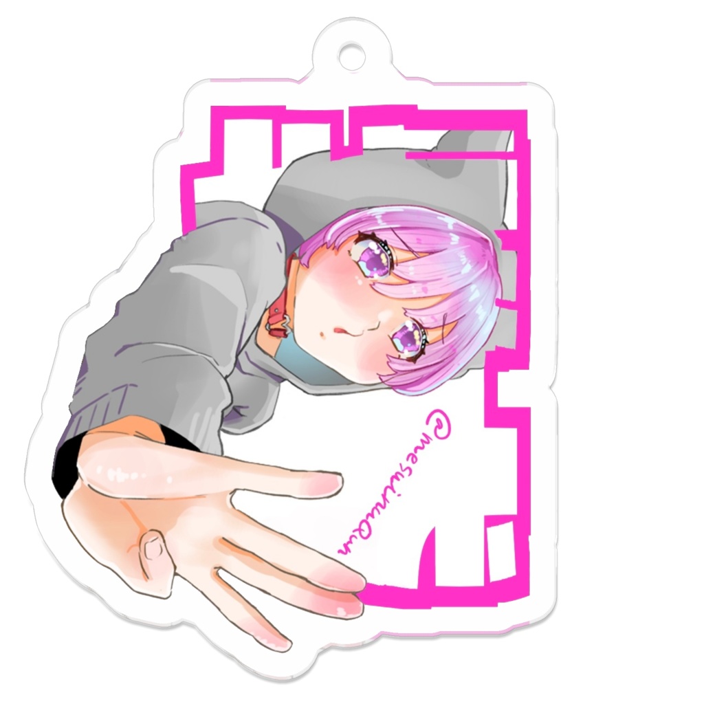 飛び出しアクリルキーホルダー